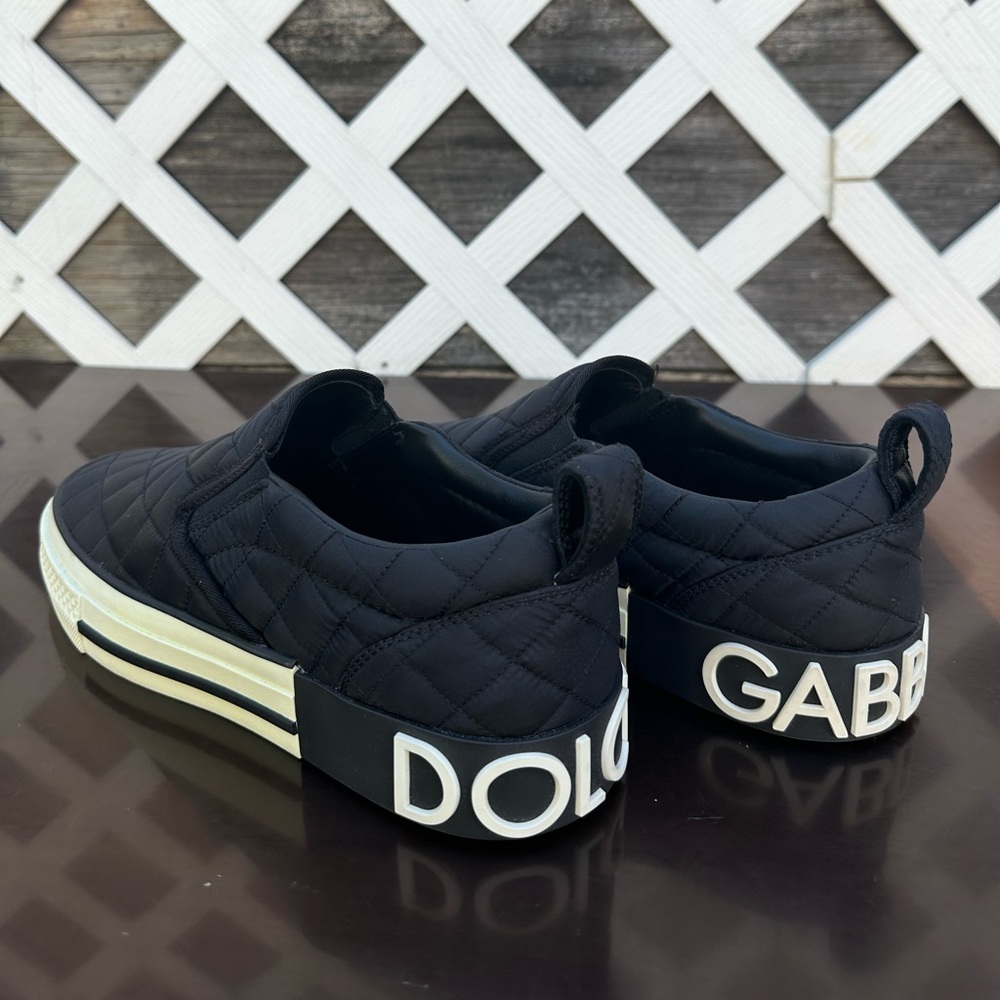 Dolce Gabbana quilted nylon women shoes